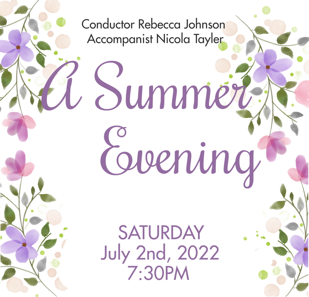 A summer Evening concert